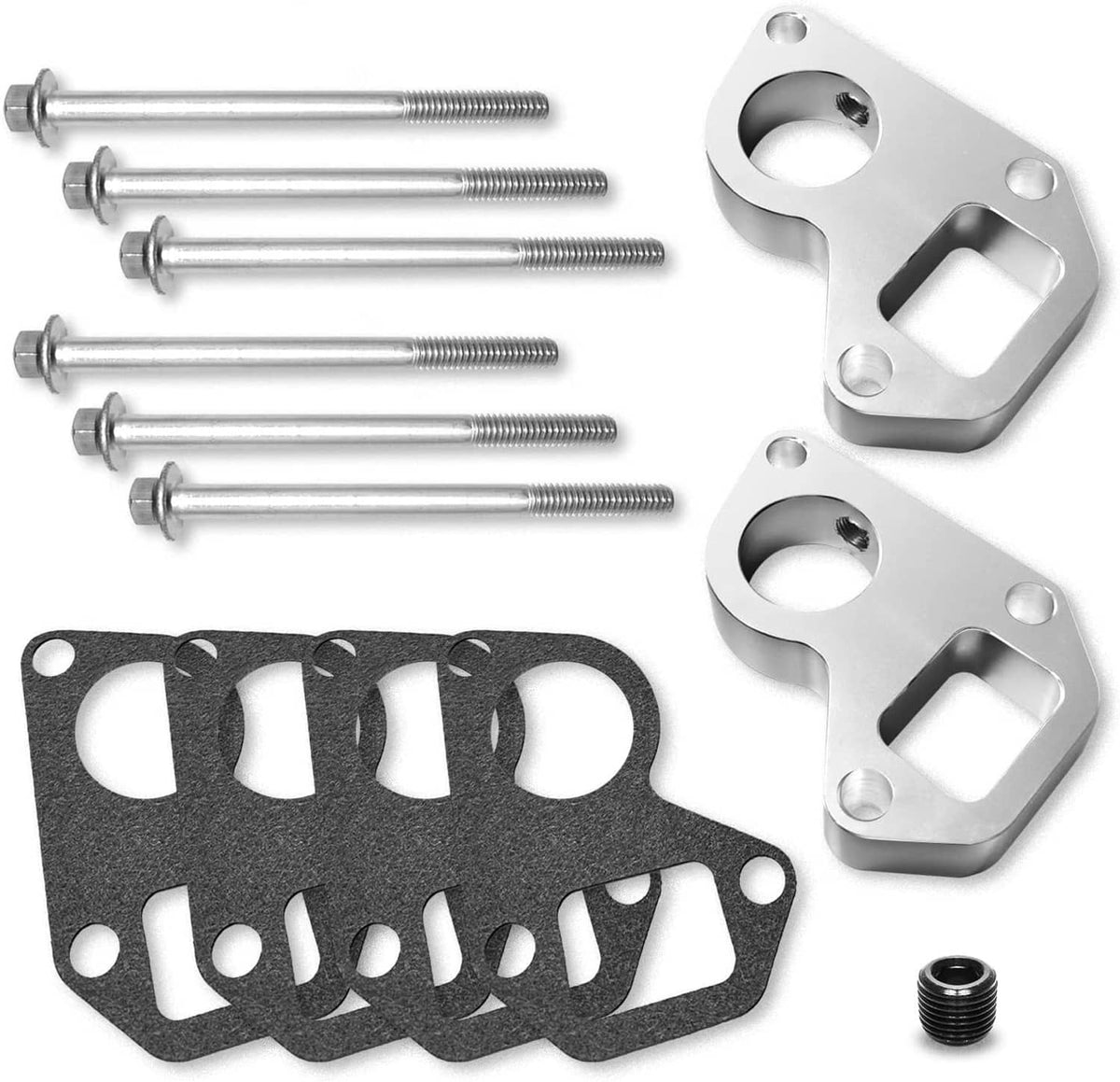 Bethesda Industrial 1.5'' Thick Water Pump Spacer Adapter Swap Kit Fit for Chevy Camaro LS LS1 Truck
