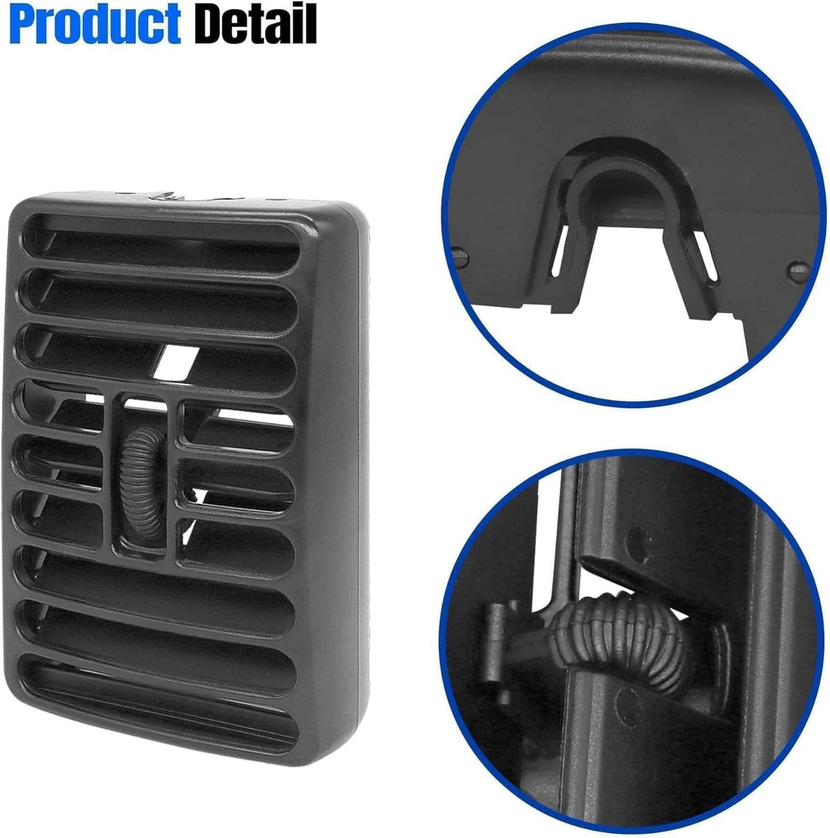 Bethesda Industrial Dashboard Air Vent Driver or Passenger for 1997-2006 Jeep Wrangler TJ 5DP54TAZ