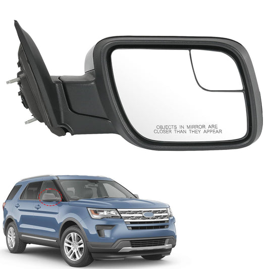 Bethesda Industrial Door Mirror Right Passenger Side For Ford Explorer 2012-2019FO1321554 Black 7Pin