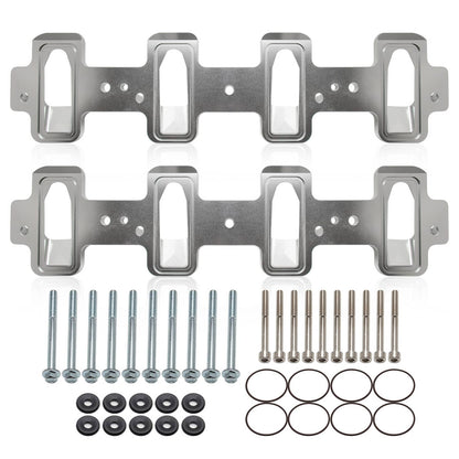Bethesda Industrial For LS Cathedral Port Cylinder Head to Rectangle Port Intake Manifold Adapters