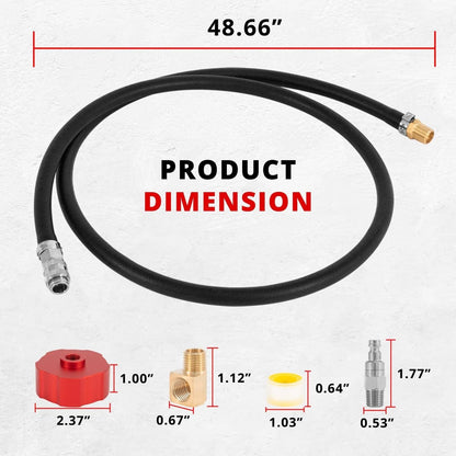 Bethesda Industrial HND1.2CS Single Fuel System Clam Kit Fit For Honda EU1000i & EU2000i Generator