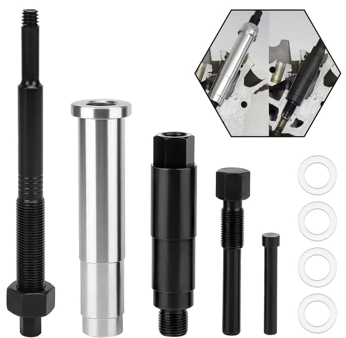 Bethesda Industrial New 65600 Broken Spark Plug Remover Kits For Ford Triton 3 Valve 5.4L Engines