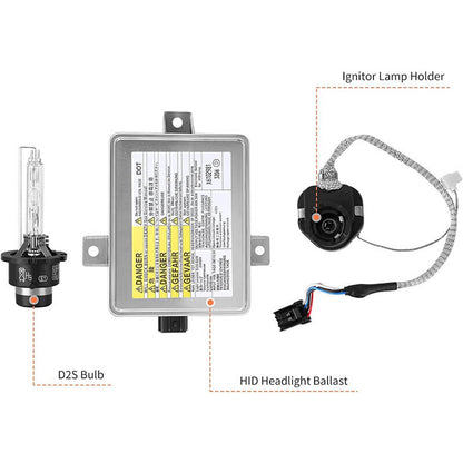 Bethesda Industrial 1 Pair For 2004-2005 Acura TSX 2.4L HID Xenon Headlight Ballast + Igniter + Bulb