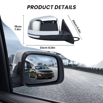 Bethesda Industrial Left Side Manual Fold Mirror Blind Spot For 11-22 Jeep Grand Cherokee 68236930AF