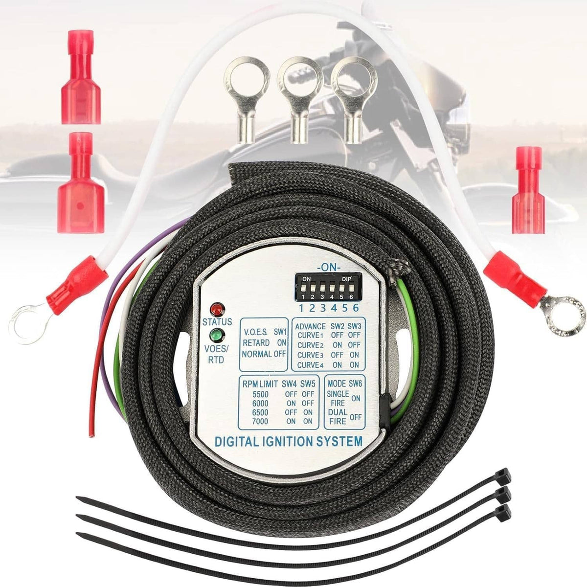 Bethesda Industrial New 53-644 Electronic Ignition Module For Harley Dyna Programmable Single Fire