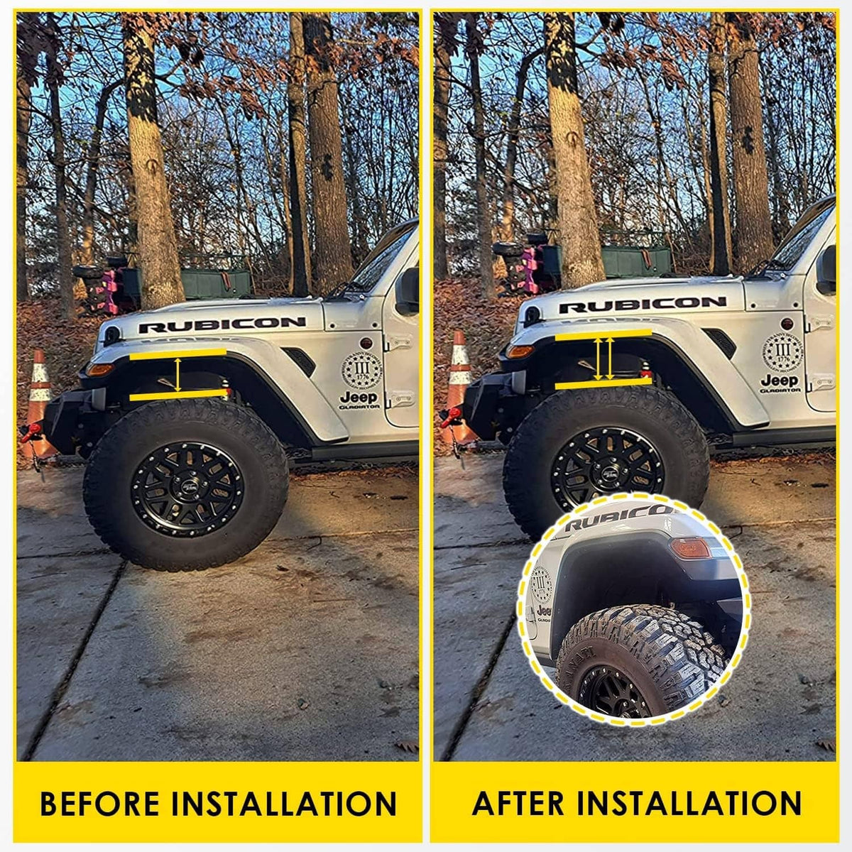 Bethesda Industrial 1155300 Front 1.5” Performance Spacer Leveling Kit for Jeep Gladiator 2020-2022