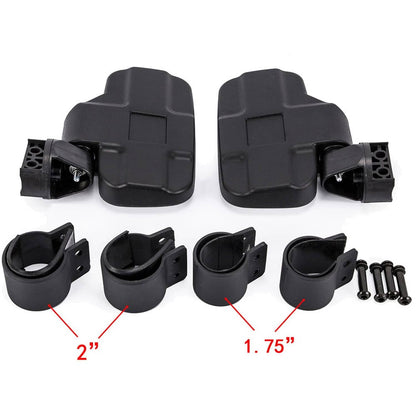 Bethesda Industrial 1.75" 2" Roll Bars UTV Side View Rear Mirrors Set For Honda Pioneer 1000 700 500