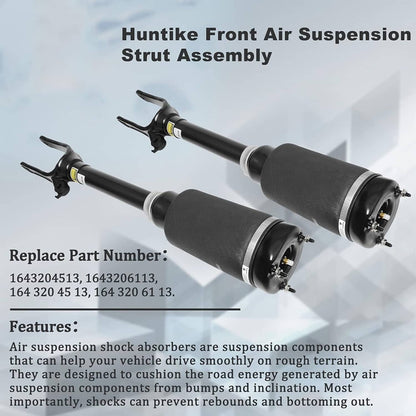 Bethesda Industrial 2Pcs Front Air Suspension Strut for Mercedes-Benz X164 GL450 GL550 W164 ML320