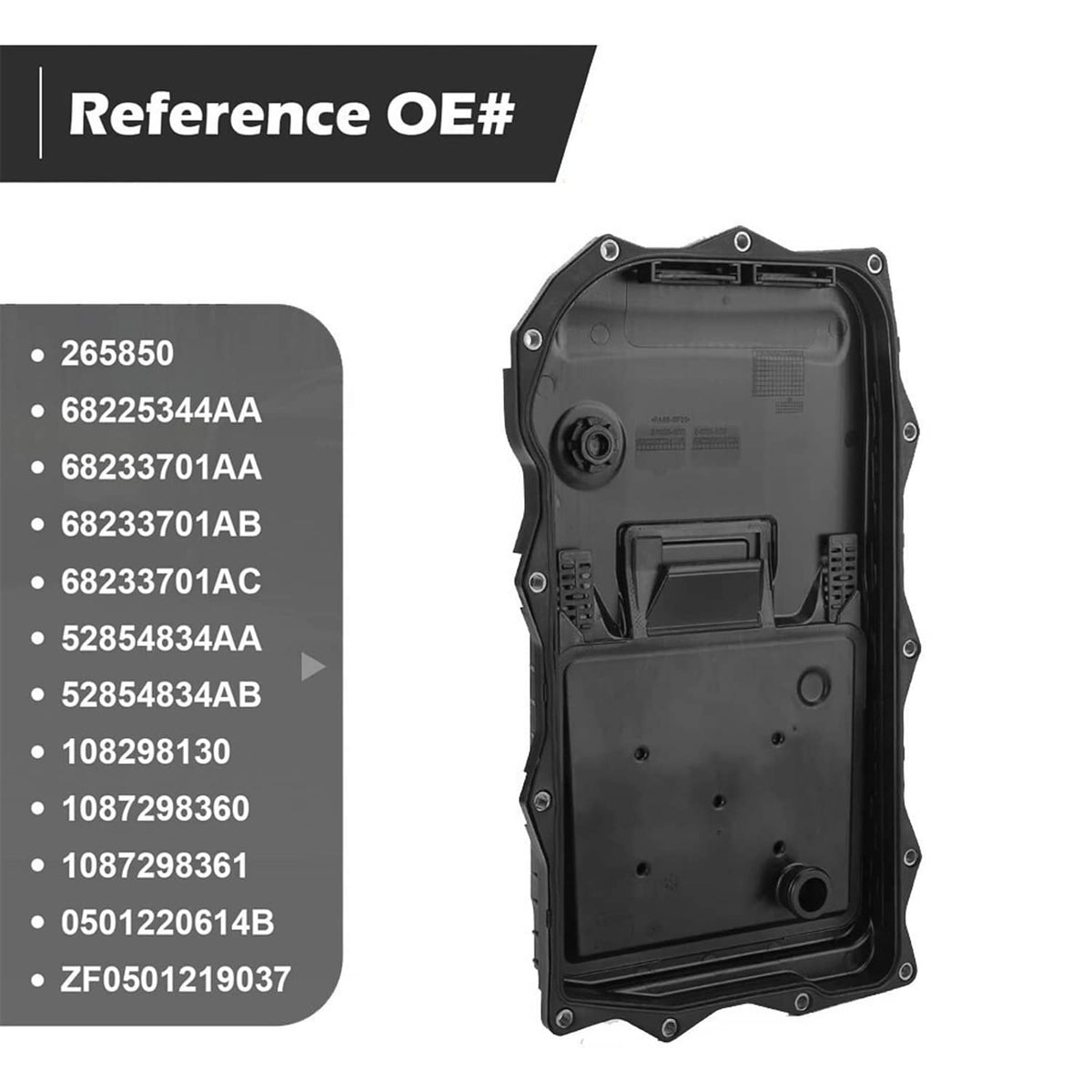 Bethesda Industrial Auto Transmission Oil Pan For Ram 1500 Dodge Charger Jeep Grand Cherokee 8HP70