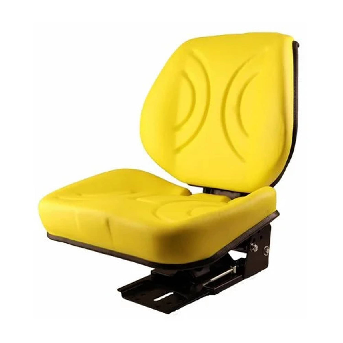 Bethesda Industrial Seat Assembly Low Back Vinyl Yellow fits John Deere 1020 2030 2040 2355 2555