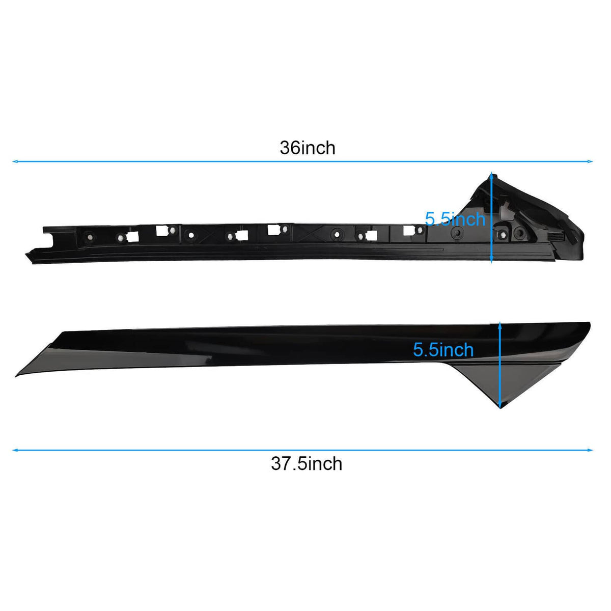 Bethesda Industrial 2 Pairs Left Right Side Windshield A-Pillar Molding Trim for 11-19 Ford Explorer