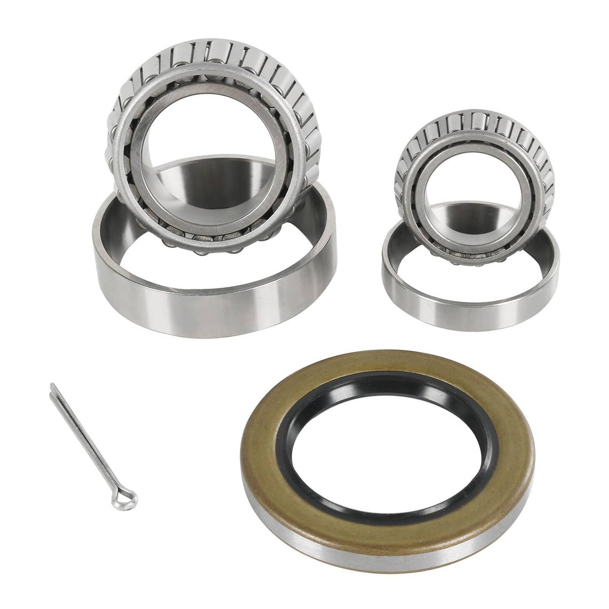 Bethesda Industrial 5200# Bearing Axle Kit 25580+ LM67048 1.25" Bearing Trailer Wheel & Mobile Home