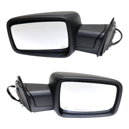 Bethesda Industrial Mirrors LH+RH For 2013-2019 Ram 1500 Power Fold Power Adjust Heated Puddle Light