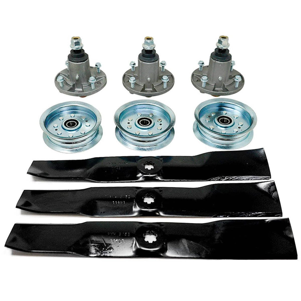 Bethesda Industrial 54-inch Deck Spindle Blade & Idler for John Deere GY20867 GY20629 GY20684 GY2109