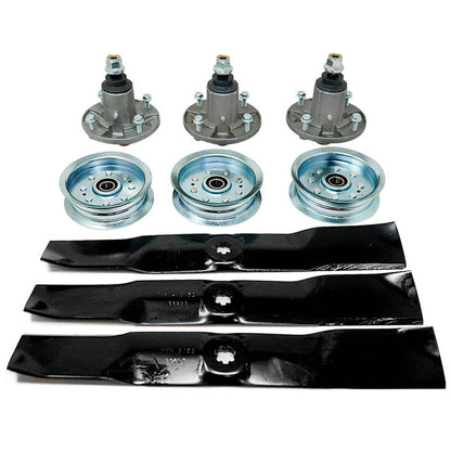Bethesda Industrial 54-inch Deck Spindle Blade & Idler for John Deere GY20867 GY20629 GY20684 GY2109