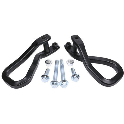 Bethesda Industrial Black Front Tow Recovery Hooks w/ Bolts 84195907 For 2019-2021 GMC Sierra 1500