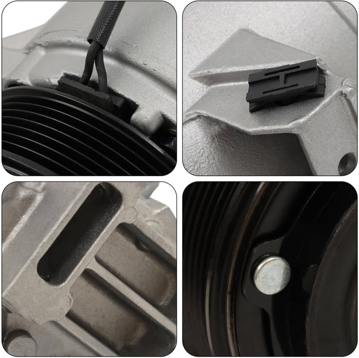Bethesda Industrial Compressor For 2009-2014 Nissan Maxima Murano Quest 14-19 Infiniti QX60 7 Groove