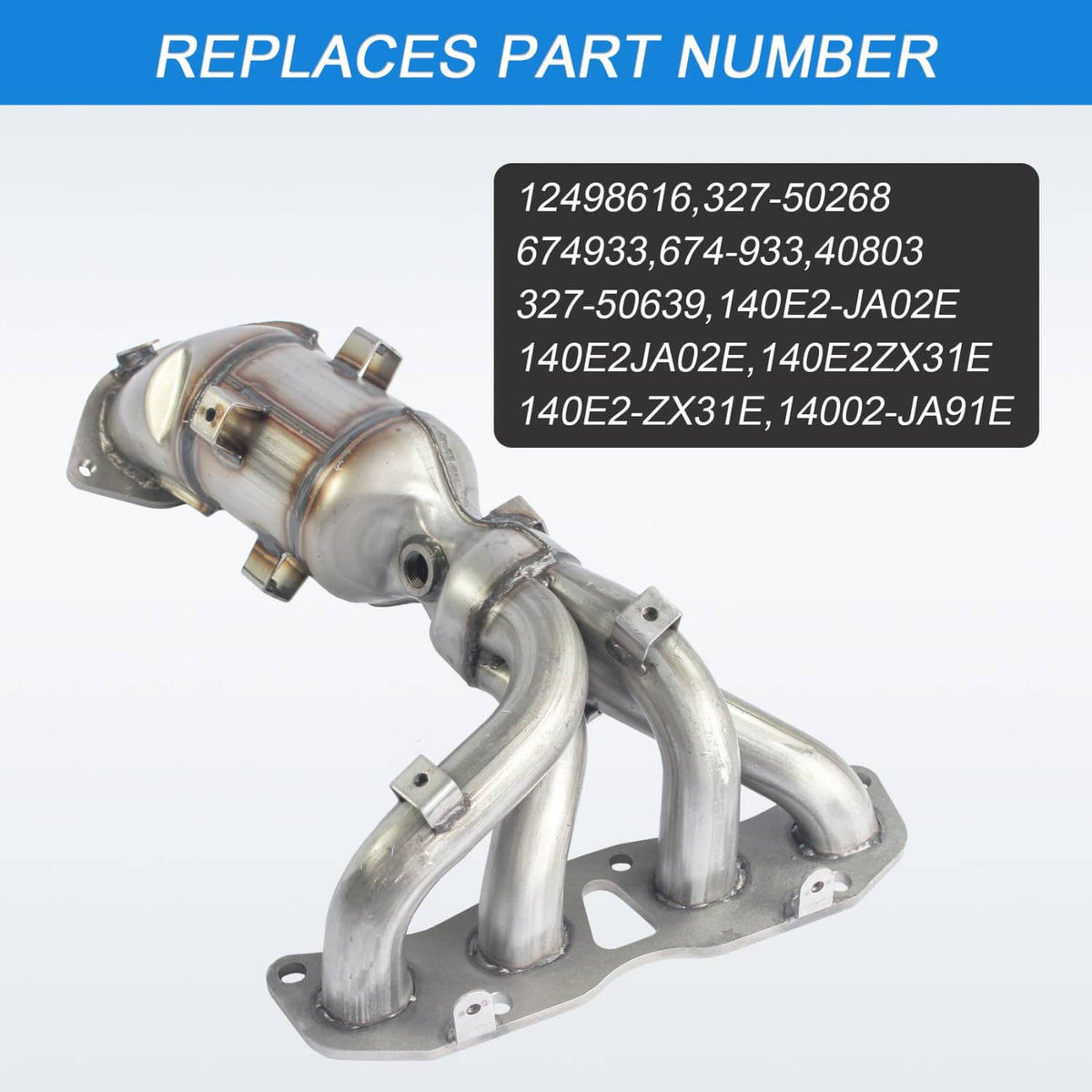 Bethesda Industrial Exhaust Manifold Catalytic Converter for 2007-2013 Nissan Altima 2.5L L4