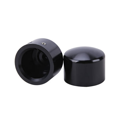 Bethesda Industrial Black Front Axle Cap Nut Covers Fit for Harley Touring Street Road Glide King US