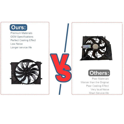 Bethesda Industrial Radiator Cooling Fan Assembly 2205000193 For 2000-2006 MERCEDES-BENZ S430 S500