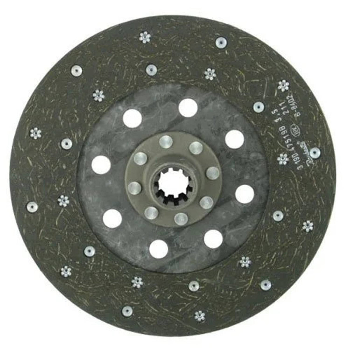 Bethesda Industrial PTO Plate - Rigid Organic 11" fits Deutz D7007 D7807 DX3.70 DX3.90 04342501