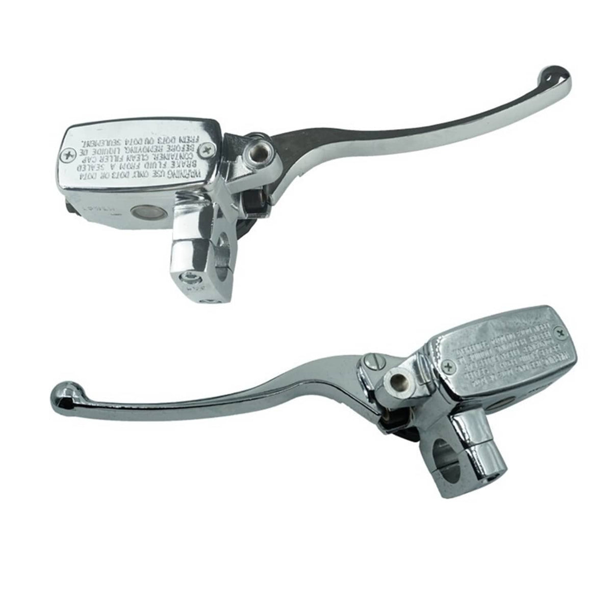 Bethesda Industrial 1" Left Motorcycle Handlebar Hydraulic Brake Master Cylinder lever Chrome(25MM)