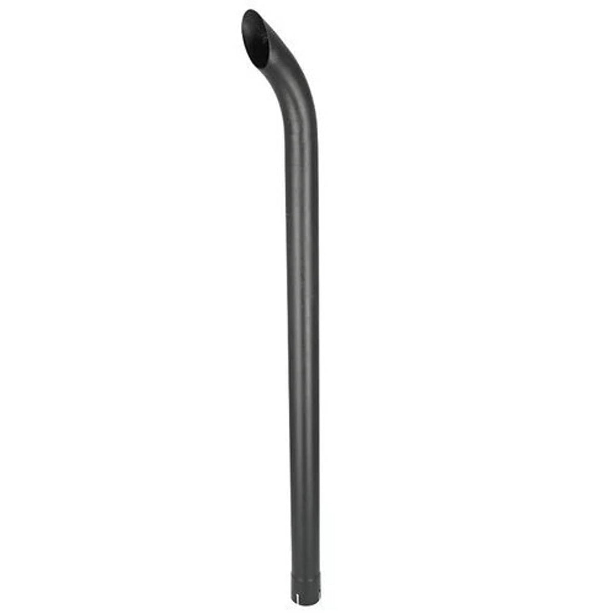 Bethesda Industrial Exhaust Stack - 2-1/2" x 48" Curved Black