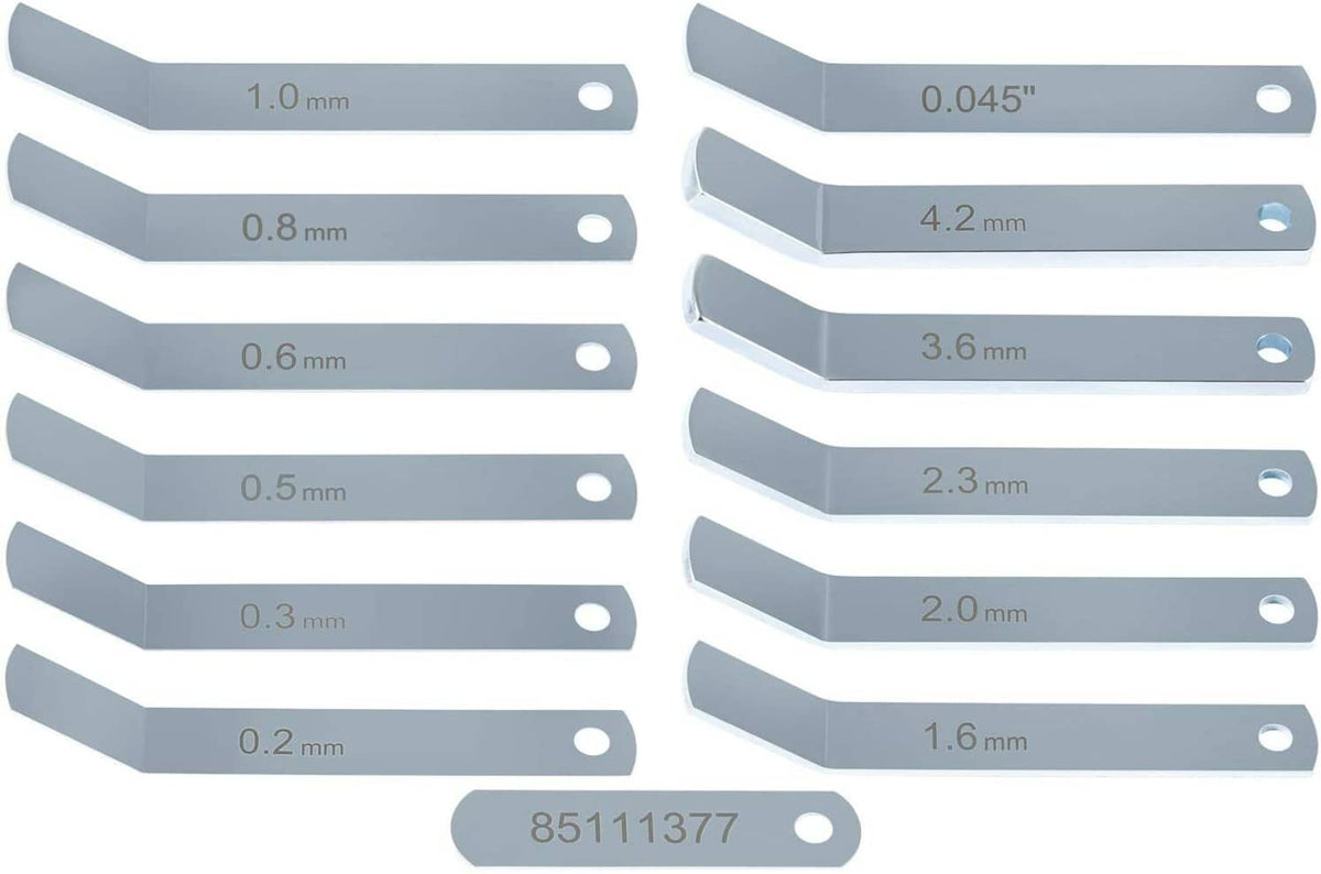 Bethesda Industrial Feeler Gauge Jake Brake Tool Set 88880053 88880052 85111377 For Volve Mack 14PCS