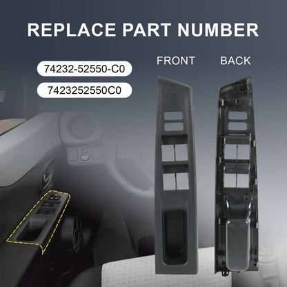 Bethesda Industrial Left Driver Door Window Switch Bezel Trim Panel Cover For Toyota Yaris 2012-2014