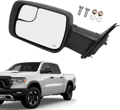 Bethesda Industrial For Dodge Ram 1500 2019-2024 Left Driver Side Mirror Heated Signal Blind Spot