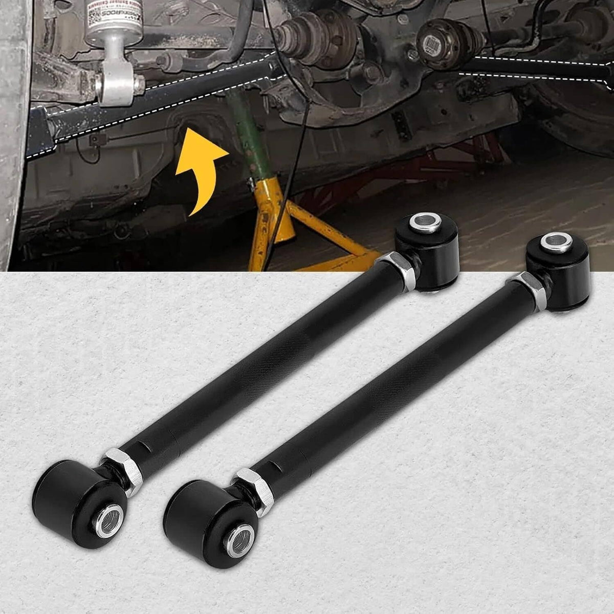 Bethesda Industrial 6pcs Rear Upper + Lower Control Toe Camber Arms for 2003-2007 Honda Accord