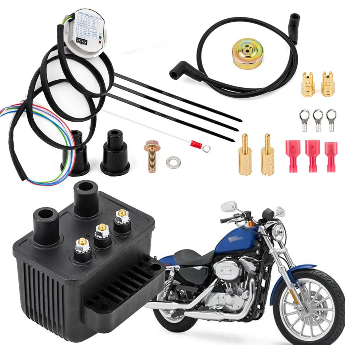 Bethesda Industrial 53-660  Single Fire Programmable Ignition Kit For Big Twin Evo 53-644