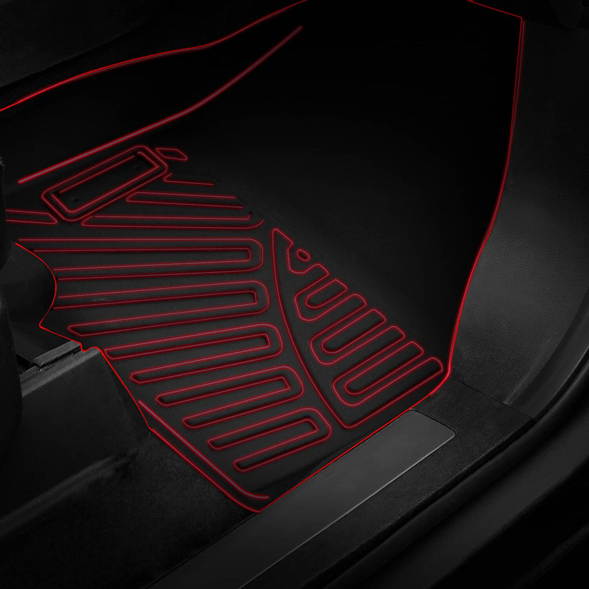 Bethesda Industrial All Weather Floor Mats Cargo TPE Liner for 2015-2024 Ford Edge Front & Rear Set