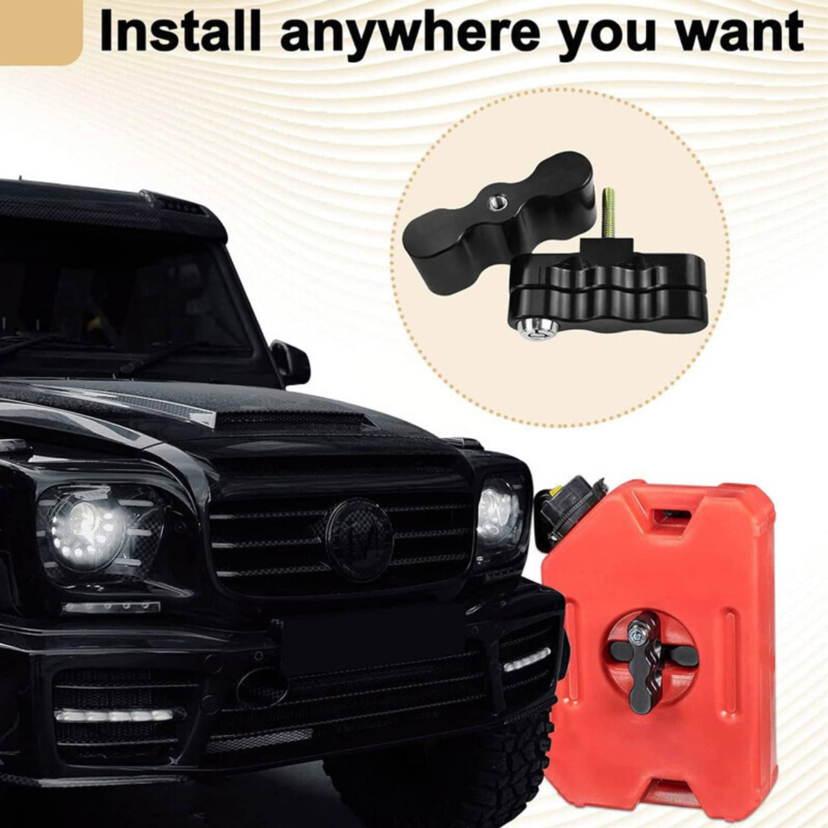 Bethesda Industrial Black For ROTOPAX Standard Pack Mount Lock RX-LOX-PM RX-PM LOX-PM