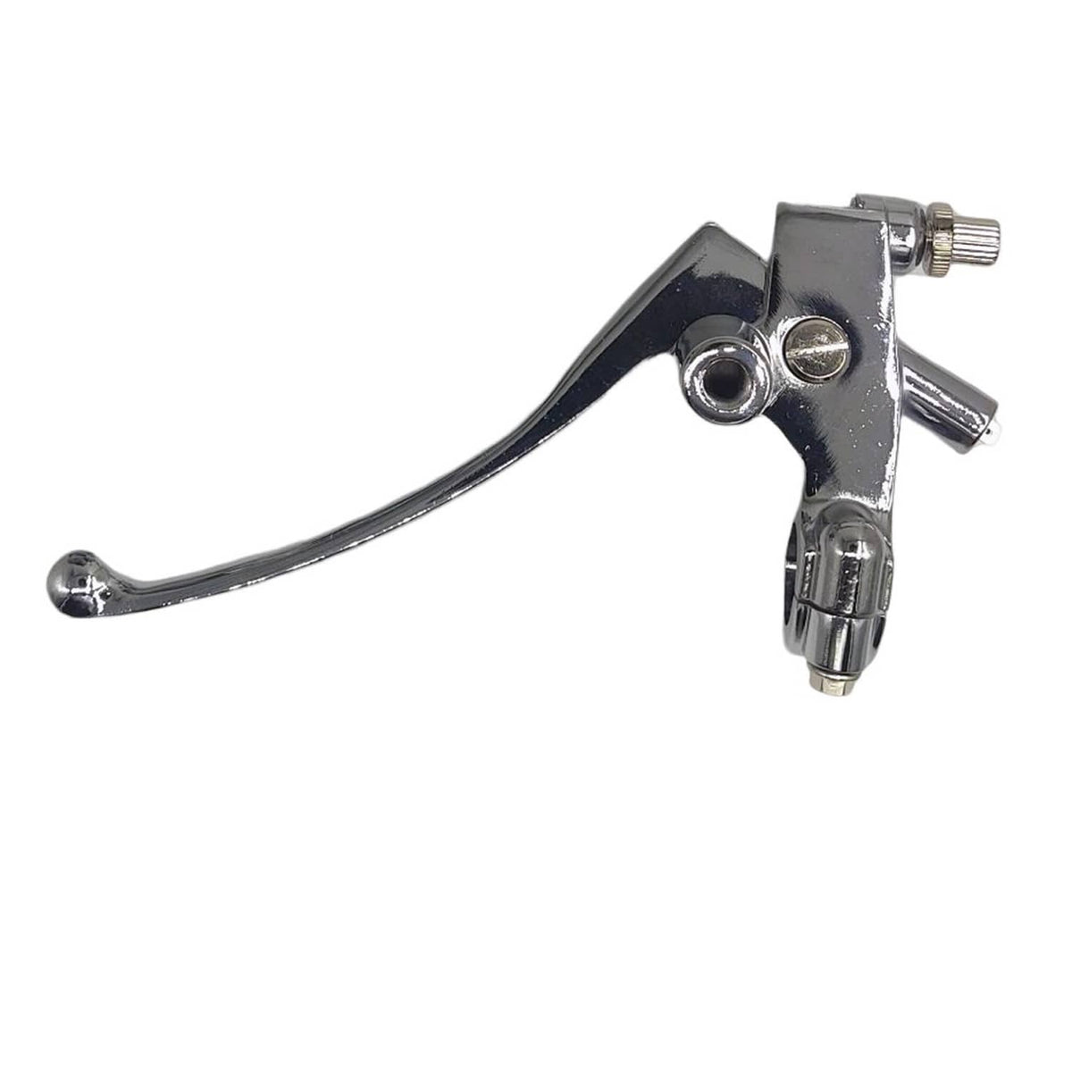 Bethesda Industrial US Left Handle Clutch Lever Perch For Honda CB650 CB650SC CB750 70s 80s （Silver）