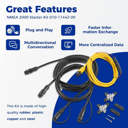 Bethesda Industrial Replaces for Garmin NMEA 2000 Starter Kit, 010-11442-00