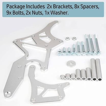 Bethesda Industrial LS Engine Serpentine Alternator Bracket Power Steering Pump For LS1 LS2 LS3 LS6