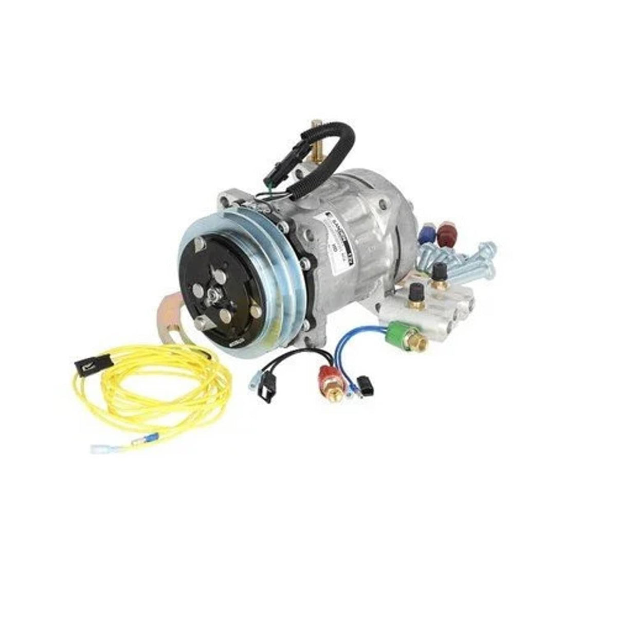 Bethesda Industrial Air Conditioner Compressor Conversion Kit Sanden Style fits John Deere 4230