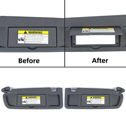 Bethesda Industrial 2Pcs Sun Visor Dark Gray Left & Right Visor Set For 2006-2011 Honda Civic Visors
