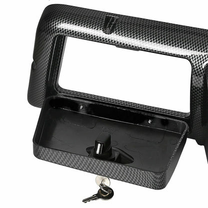 Bethesda Industrial For Club Car DS 1982-UP Golf Cart Carbon Style Dash DashBoard Cover Cup Holders