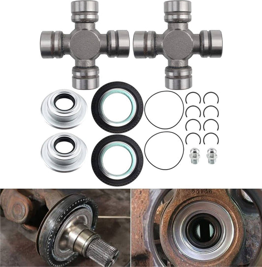 Bethesda Industrial Front Axle Seal & Greaseable U Joint Kit for 05-14 Ford Ford F250/350 Super Duty