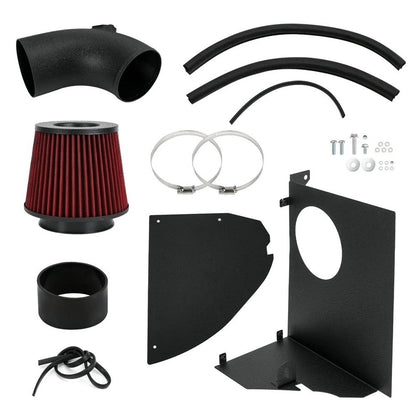 Bethesda Industrial 4" Cold Air Intake System Kit w/Red Filter For BMW 2019+ M340i G20 G21 B58 3.0L