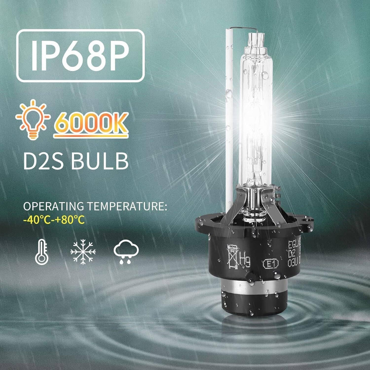 Bethesda Industrial 1 Pair For 2004-2005 Acura TSX 2.4L HID Xenon Headlight Ballast + Igniter + Bulb