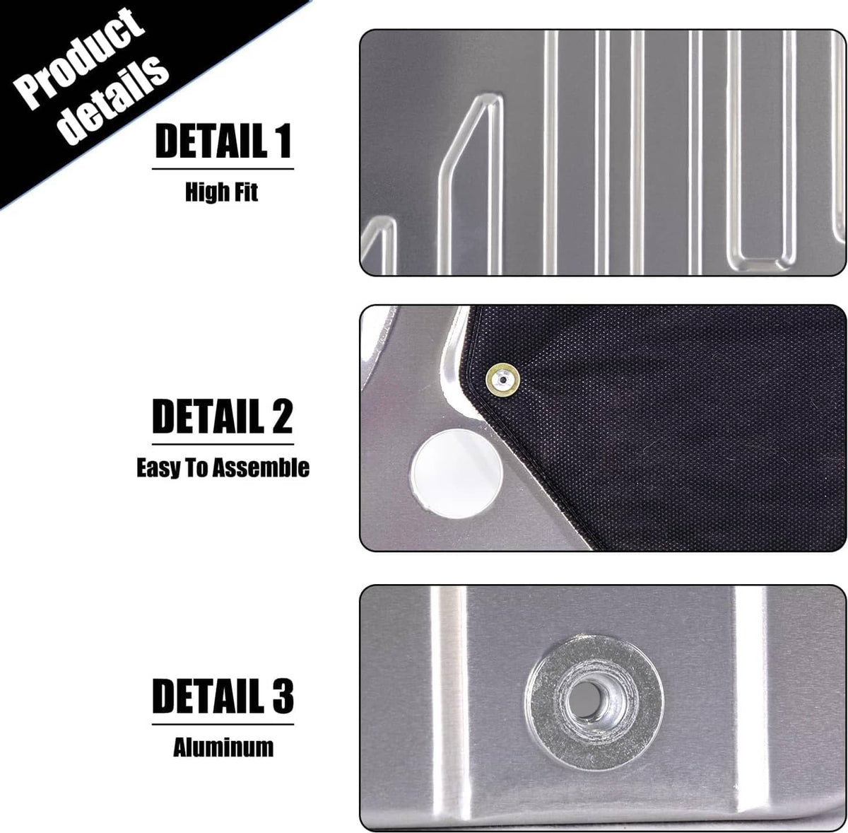 Bethesda Industrial Engine Splash Guard Under Car Shield Cover Board Fit For Honda Civic 2016-2021