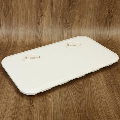 Bethesda Industrial 2X MARINE BOAT Deck Access HATCH & LID 24" X 14" RV Storage ( White, ABS )