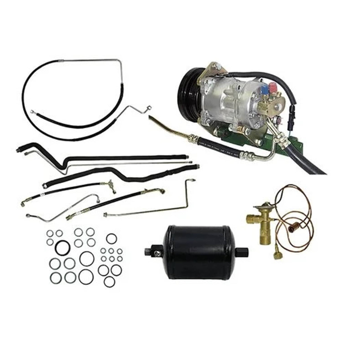 Bethesda Industrial Air Conditioner Conversion Kit-Denso to Sanden R134 fits John Deere 4050 4250