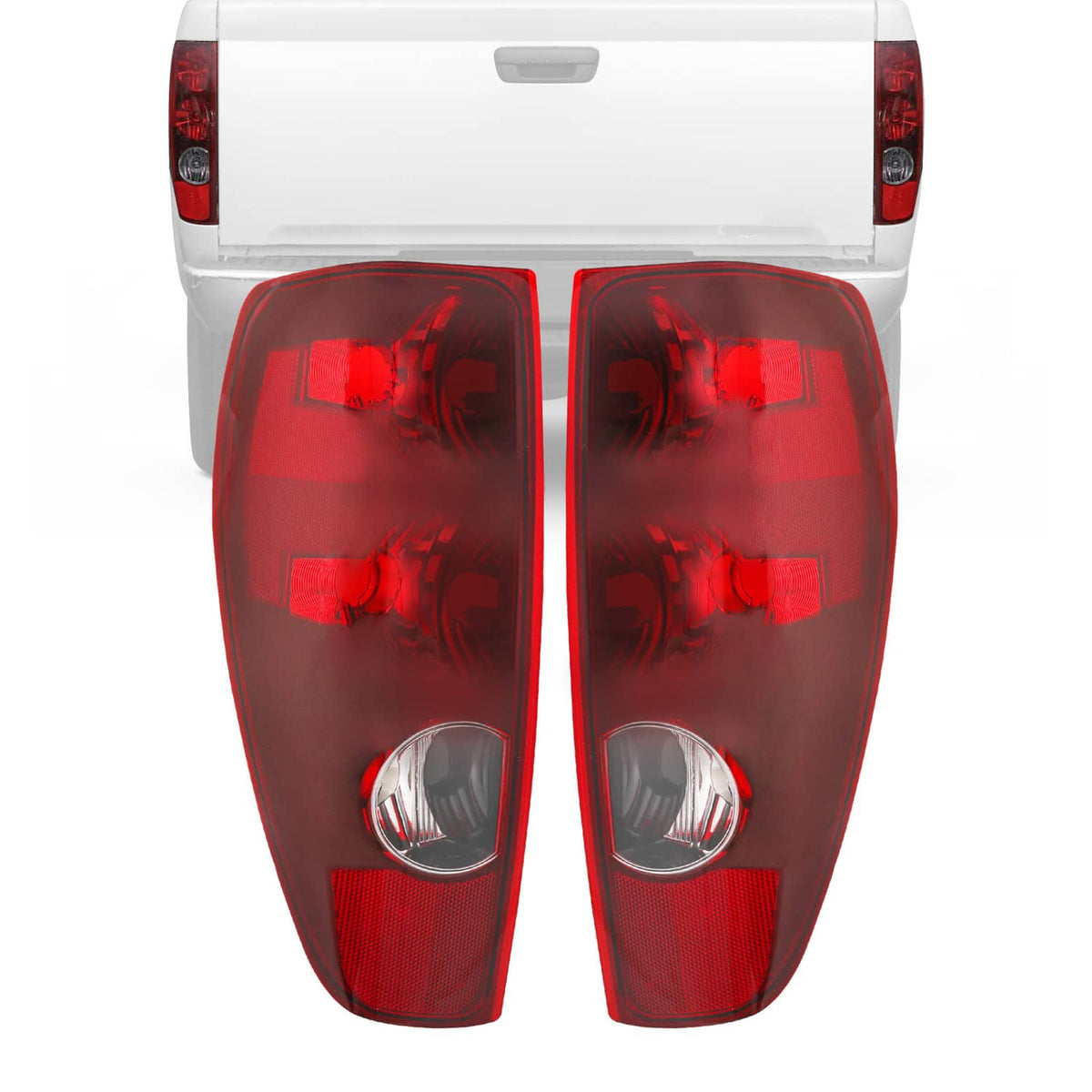Bethesda Industrial Pair Tail Lights Lamps Left + Right For 2004-12 Chevy Colorado GMC Canyon Pickup