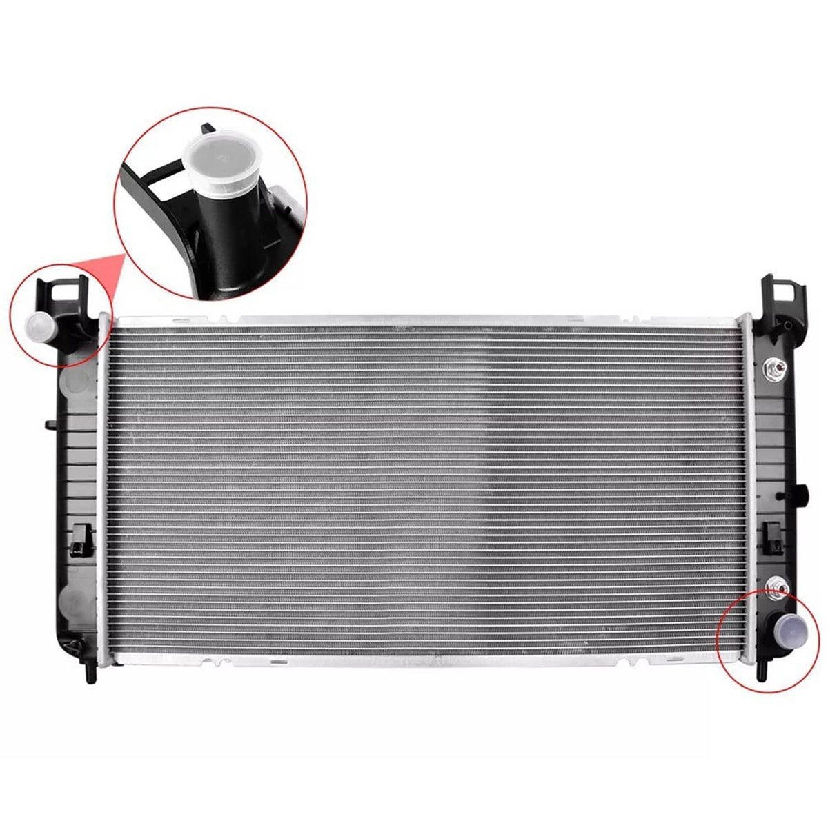 Bethesda Industrial 34'' Radiator for Chevy Silverado Suburban Tahoe GMC Sierra 1500 Yukon 15841571