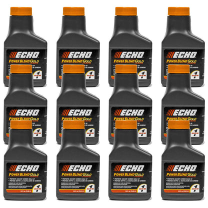 Bethesda Industrial 12 Pack Echo Oil 2.6 oz Bottles 2 Cycle Mix for 1 Gallon – Power Blend 6450001G