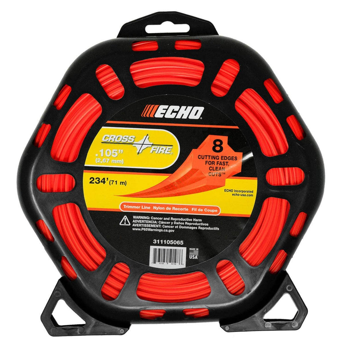 Bethesda Industrial Genuine OEM Echo 311105065 .105 Cross-Fire Trimmer Line 1 LB